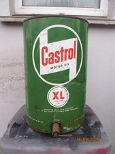VINTAGE  1960s  CASTROL  XL  MOTOR OIL  5 GALLON CAN.
