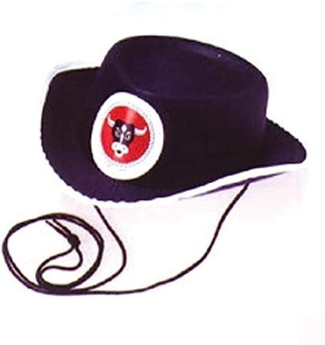 Kids black cowboy hat - black,