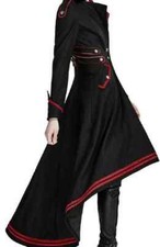 Women Military Coat Goth