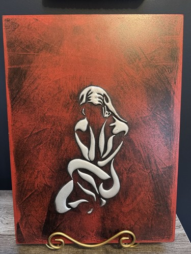 Modern metal wall - wall, art