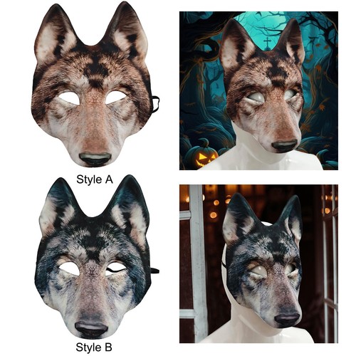 Wolf head mask realistic - realistic,