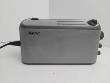 Vintage Sony ICF 703L 3 Band Radio. Works Fine. With Mains Lead.