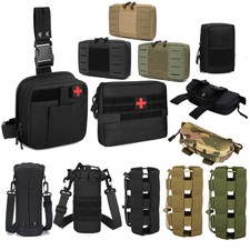 Military Tactical Molle Pouch Multi Purpose Utility Bag Outdoor EDC Waist Pack
