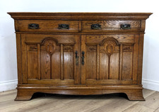 SIDEBOARD Vintage Oak 2 Drawer