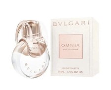 BVLGARI OMNIA CRYSTALLINE EDT 50ML WOMEN'S NEW SEALED BOX DENTED