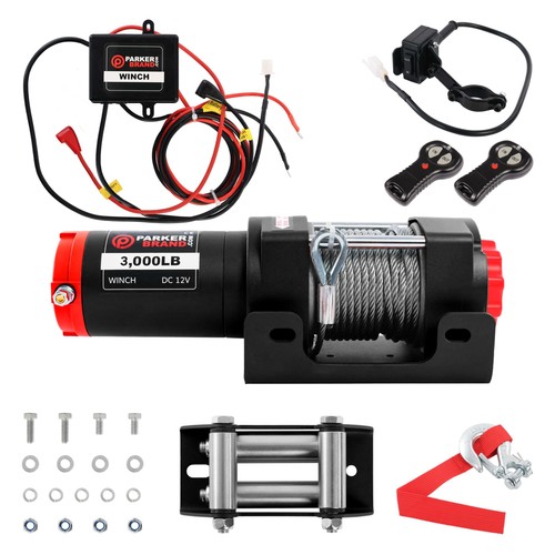 12v electric winch - 12v, 3000lb