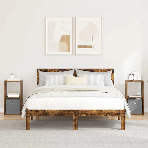 Walplus 2pcs smoked - 2pcs, oak