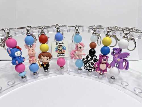 Handmade silicone keychain - silicone,