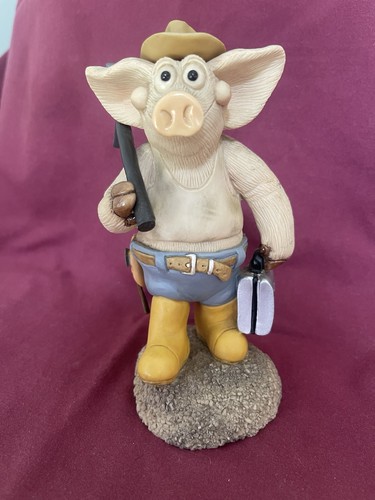 Piggin cowboys hand painted - hand,