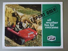 CRAYFORD ARGO 6 & 8 ATV orig 1970 UK Mkt Sales Brochure
