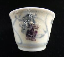 Shipwreck salvaged antique Tek Sing Treasures Blossom Wine Cup 1822 No26629 