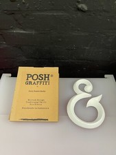 POSH GRAFFITI Decorative White