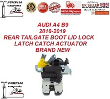 BOOT LOCK FOR AUDI A4 2016-2019 REAR TAILGATE LID LATCH CATCH ACTUATOR MECHANISM