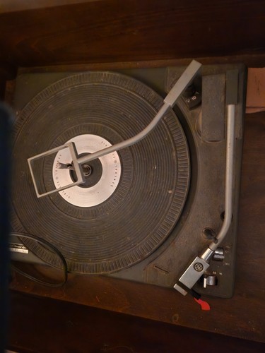 Vintage record player just - vintage,