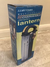 LLOYTRON ER332 Multi Function Rechargeable Twin Fluorescent Lantern Torch Blinks