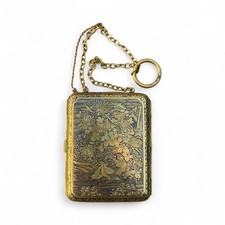 Komai style necessaire, Fuji Yoshitoyo Damascene Co., Meiji Period.