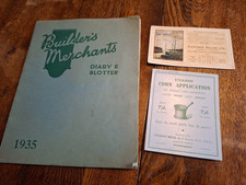 Vintage blotters.Builders