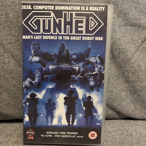 Vhs video gunhed manga - gunhed, live