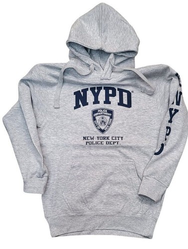 Nypd mens hoodie front - mens, &