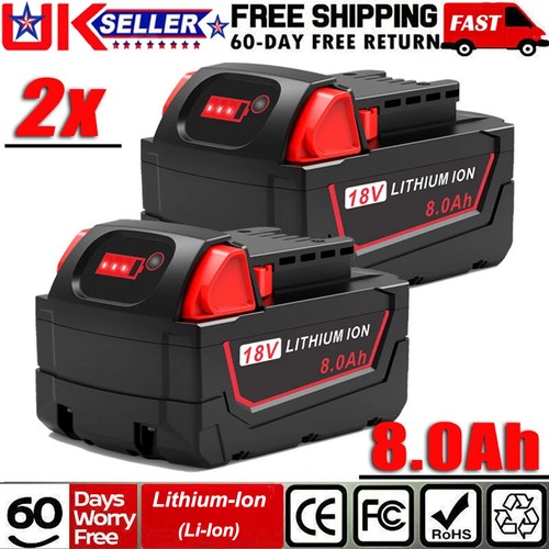0ah battery for - 2x, milwaukee