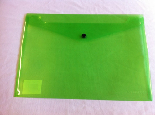 Plastic popper wallets - plastic, stud