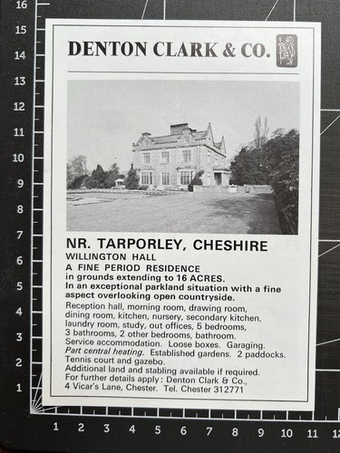 Willington hall tarporley - hall,
