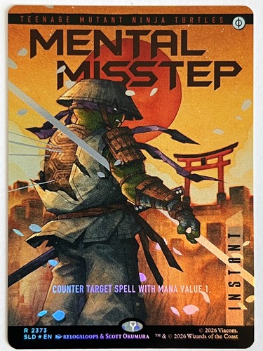 Mtg mental misstep borderless - misstep, (borderless