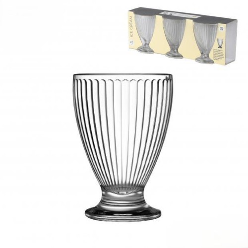 Ice cream cup set glass - set,