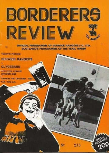 Berwick rangers clydebank - berwick,