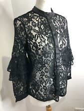 BNWT Zara black lace unlined