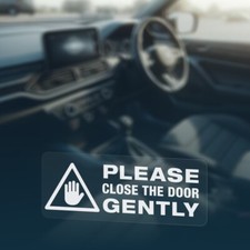 3x PLEASE CLOSE THE DOOR