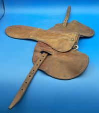 ANTIQUE LEATHER JOCKEY SADDLE