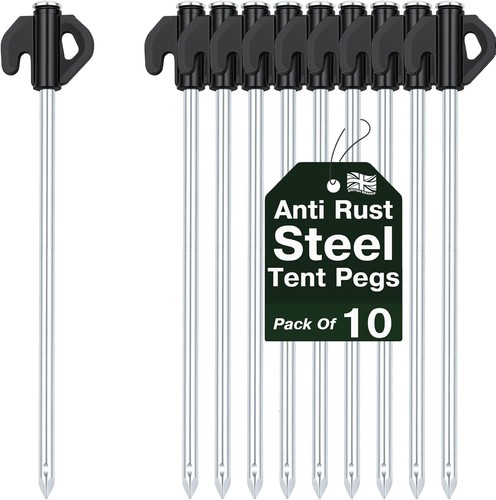 Tent pegs metal ground - pegs,