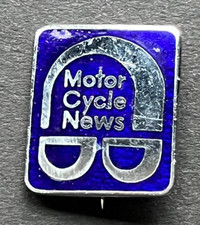 MOTORCYCLE Magazine Pin Badge