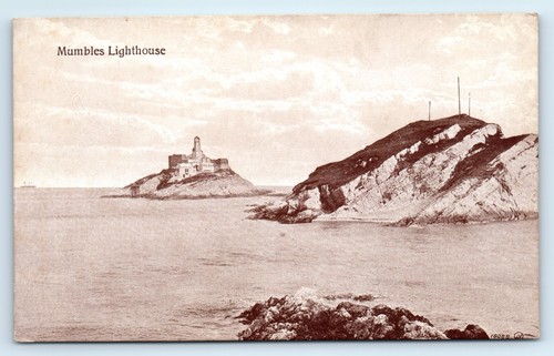 Postcard mumbles lighthouse - mumbles,