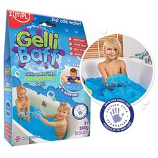 ZIMPLI - Gelli Baff Blue, 1 Bath or 6 Play Uses, Turns water into thick, colo...