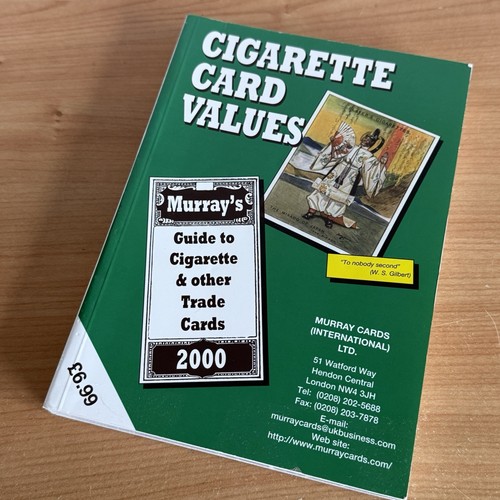 Cigarette card values - values, by