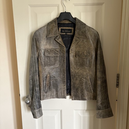 Ben sherman leather jacket - sherman,