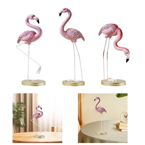 Flamingo resin statue - resin,