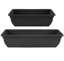 Trough Plant Pot Long Plastic