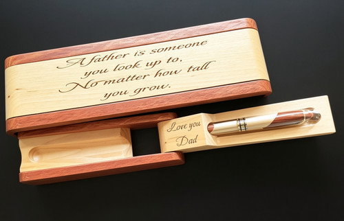 Bamboo pen and - and, case
