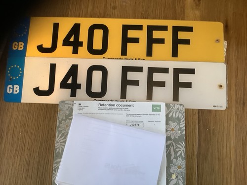 Car registration number - registration,