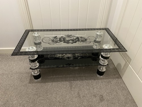 Coffee table rectangular black - coffee,