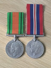 WW2 medal pair, War and