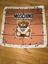 MOSCHINO SILK SCARF TEDDY BEAR