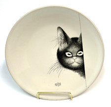Dubout Cat Plate Painting