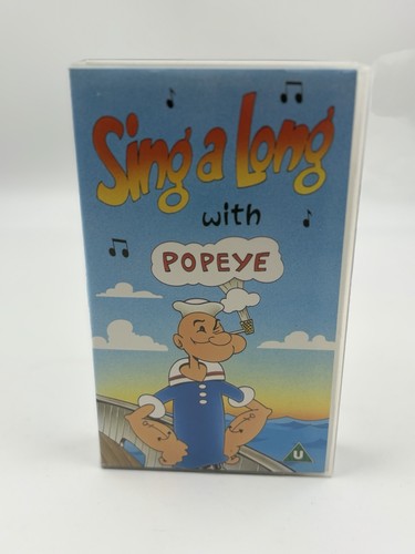 Sing long with popeye vhs - a,
