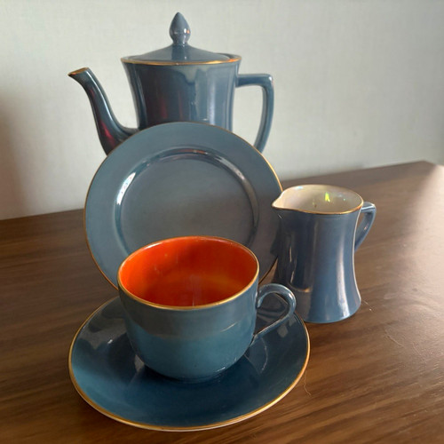 Carlton ware 5pc ceramic tea - ware,