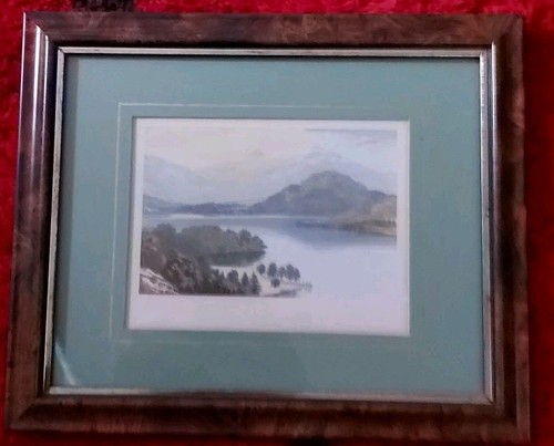 Framed vintage print ullswater - framed,