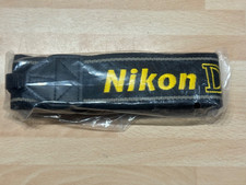 Nikon D1X black/yellow wide shoulder strap genuine new sealed
